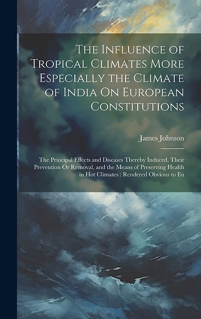 The Influence of Tropical Climates More Especially the Climate of India On European Constitutions: The Principal Effects and Diseases Thereby Induced, Their Prevention Or Removal, and the Means of Preserving Health in Hot Climates: Rendered Obvious to Eu