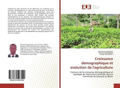 Croissance demographique et evolution de l'agriculture: Facteurs de la croissance demographique et typologie de l'agriculture familiale dans la Commune