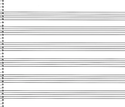 76. Spiral Book 6-stave (Extra Wide): Passantino Manuscript Paper
