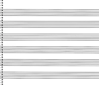 76. Spiral Book 6-stave (Extra Wide): Passantino Manuscript Paper