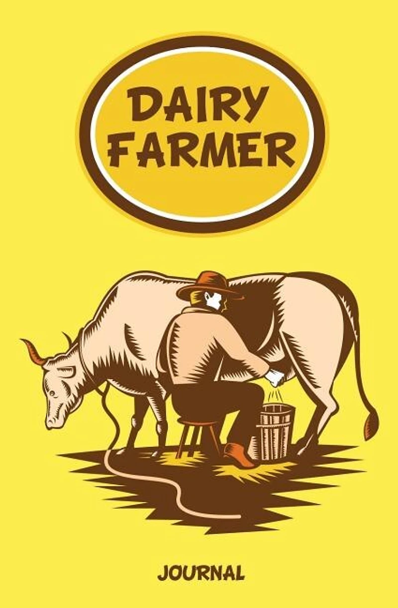 Dairy Farmer Journal: 120-page Blank, Lined Writing Journal for Dairy Farmers - Makes a Great Gift for Anyone Into Dairy