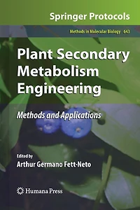 Plant Secondary Metabolism Engineering: Methods And Applications