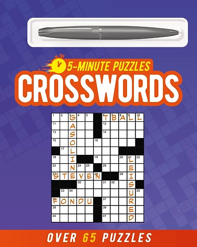 5MINUTE CROSSWORDS INCLUDES BALLPOINT PE: Over 65 Puzzles