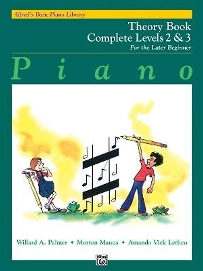 Alfred's Basic Piano Library Theory Complete, Bk 2 and 3: For the Later Beginner