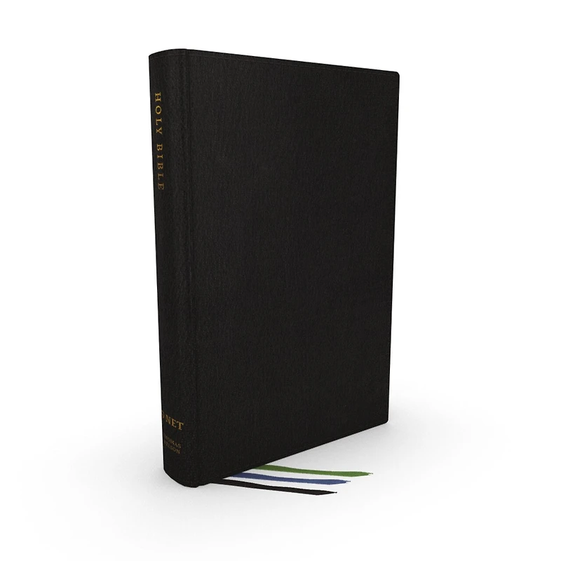 Net Bible, Thinline Large Print, Leathersoft, Black, Comfort Print: Holy Bible