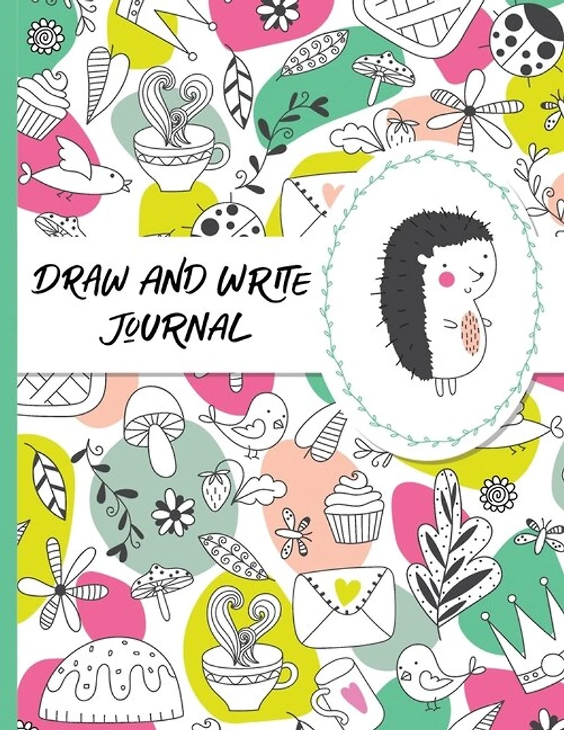 Draw And Write Journal: Half Page Lined Paper With Drawing Space (8.5 X 11 Notebook) Composition Book For Women, Girls, Tee
