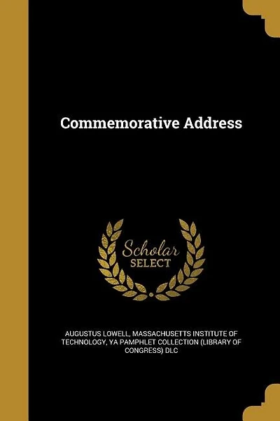 Commemorative Address