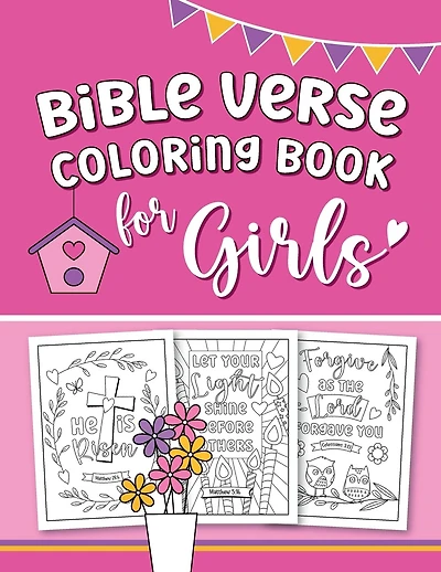 Bible Verse Coloring Book for Girls