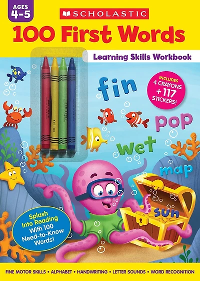 100 First Words Learning Skills Workbook