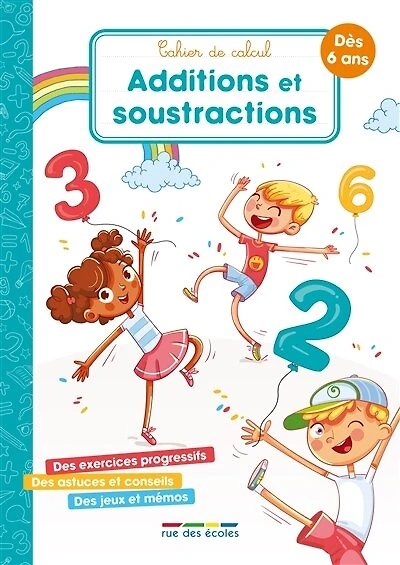 Additions et soustractions: cahier de calcul