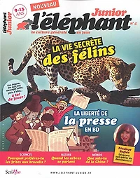 L'Eléphant junior, n°4. La vie secrète des félins ; La liberté de la presse en BD