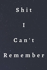 Shit I Can't Remember