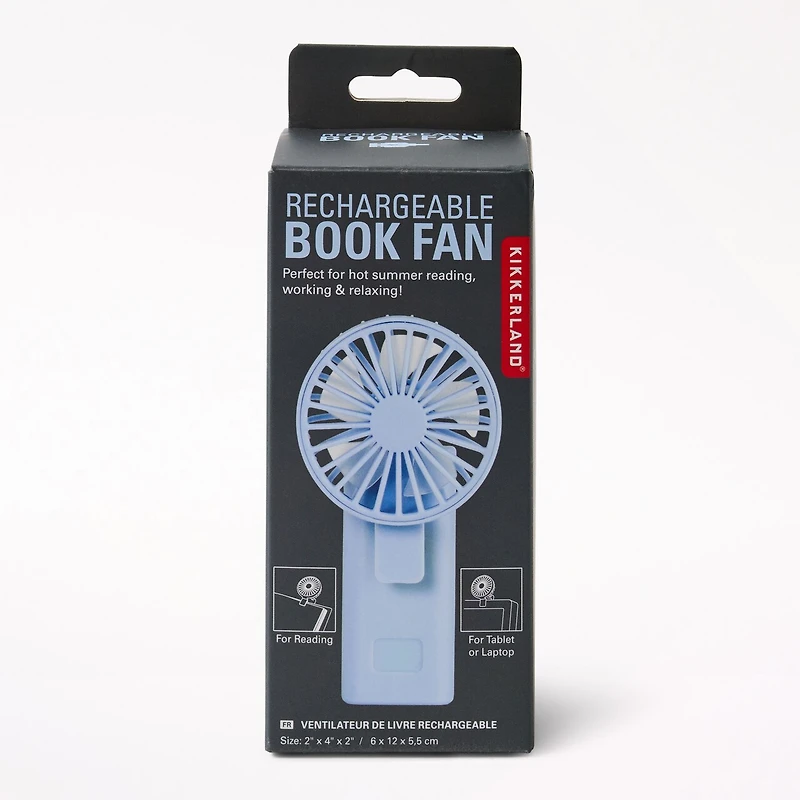 Book Fan, Periwinkle