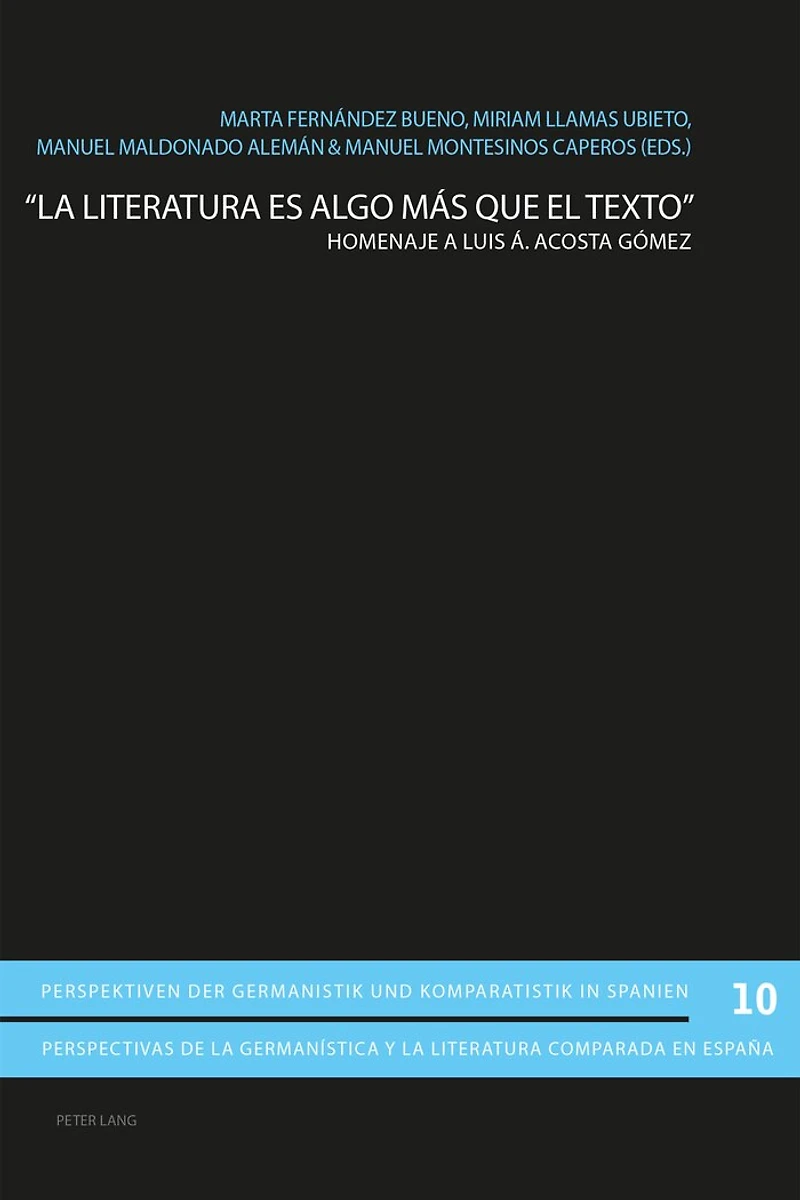 «La literatura es algo más que el texto»: Homenaje a Luis Á. Acosta Gómez