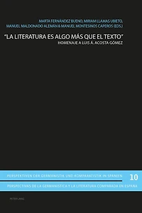 «La literatura es algo más que el texto»: Homenaje a Luis Á. Acosta Gómez
