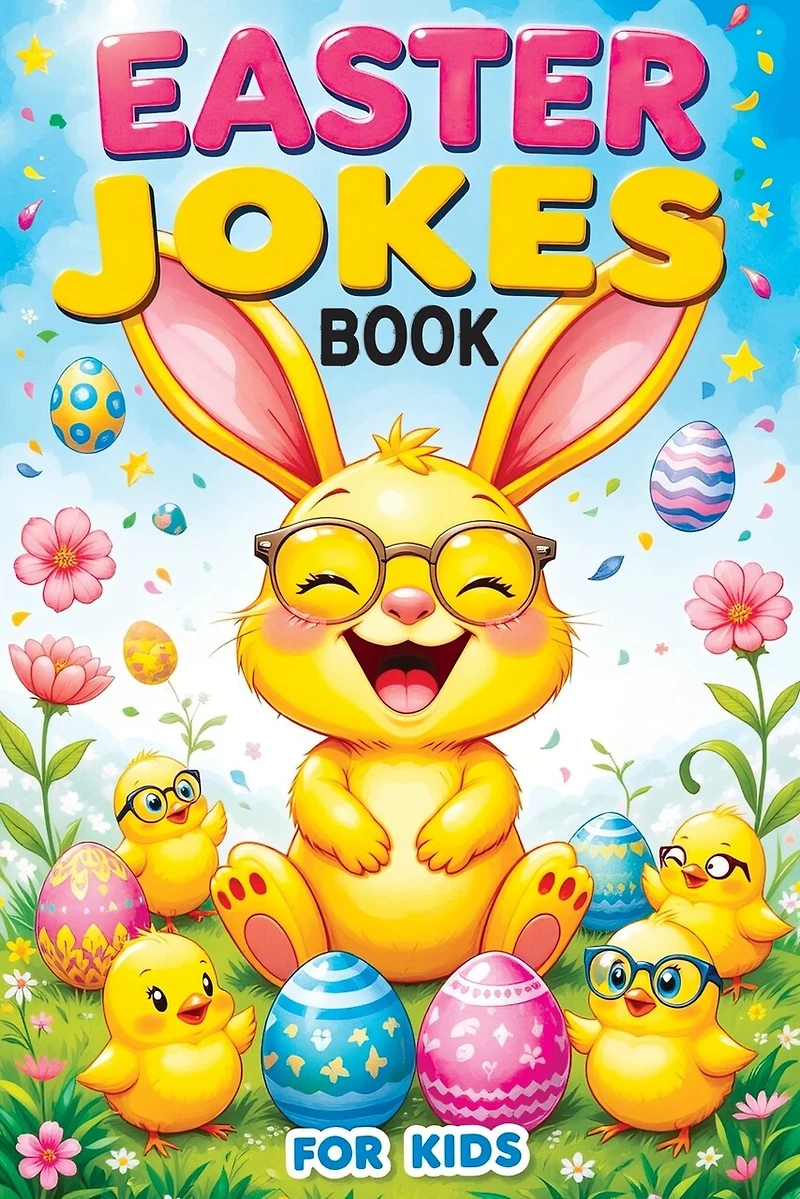 Easter Jokes Book for Kids: Basket Stuffer Gift for Girls and Boys, Fun & Silly Riddles and Activity Book - Try Not to Laugh Challenge