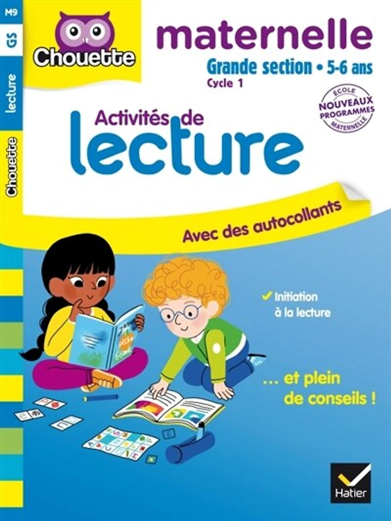 Activités de lecture pour faire mes premiers pas en !: grande section, 5-6 ans