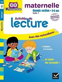 Activités de lecture pour faire mes premiers pas en !: grande section, 5-6 ans
