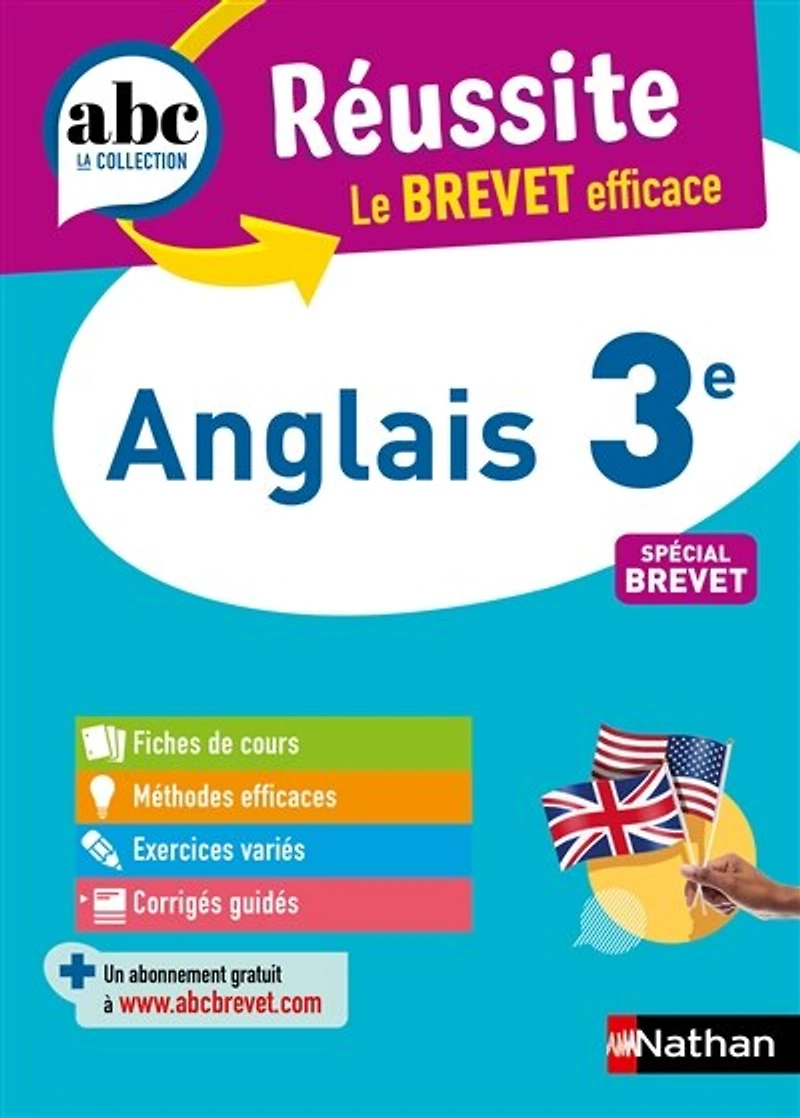 Anglais 3e - ABC Réussite - Le Brevet efficace - Cours, Méthode, Exercices - Brevet 2027 - EPUB