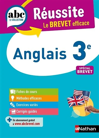 Anglais 3e - ABC Réussite - Le Brevet efficace - Cours, Méthode, Exercices - Brevet 2027 - EPUB