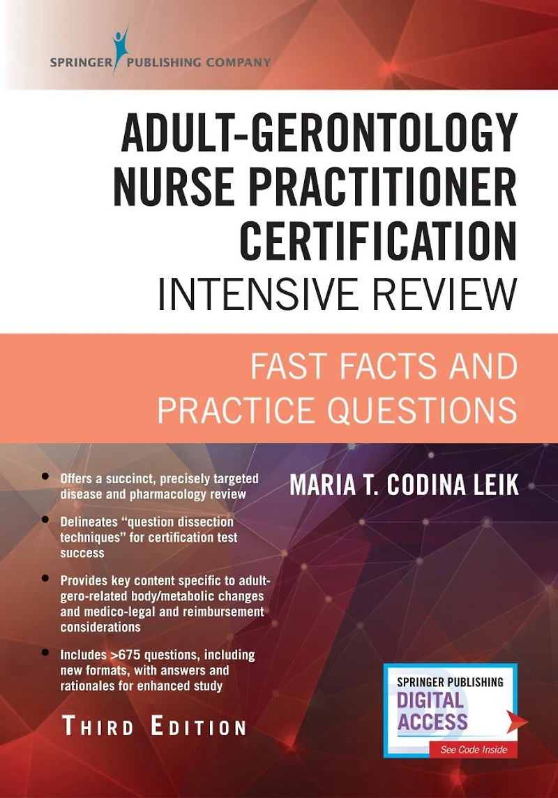 AGNP Certification Intensive Review: 2,000 Practice Questions