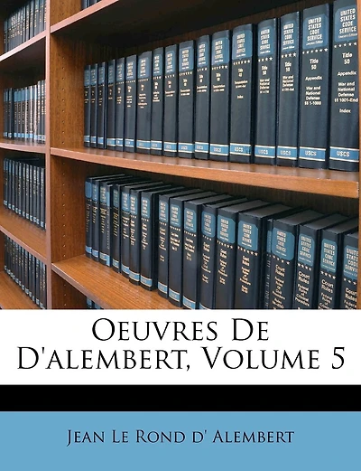 Oeuvres De D'alembert; Volume 5