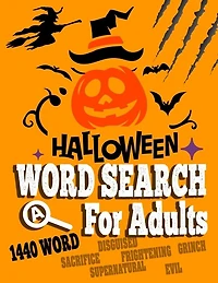 Halloween Word Search For Adults: Funny Halloween Activity Book for Kids Let your kids creativity run wild!