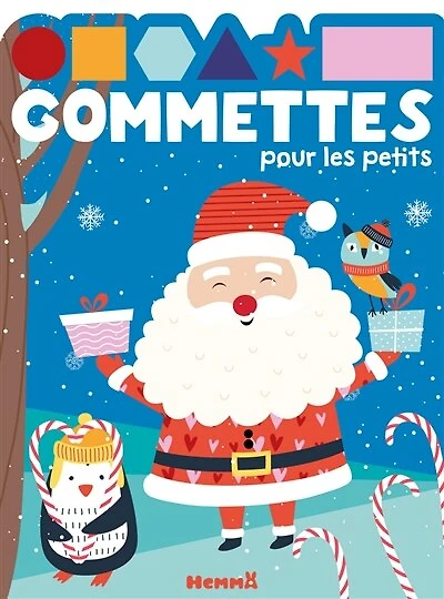 Père Noël et pingouin : gommettes pour les petits: gommettes pour les petits