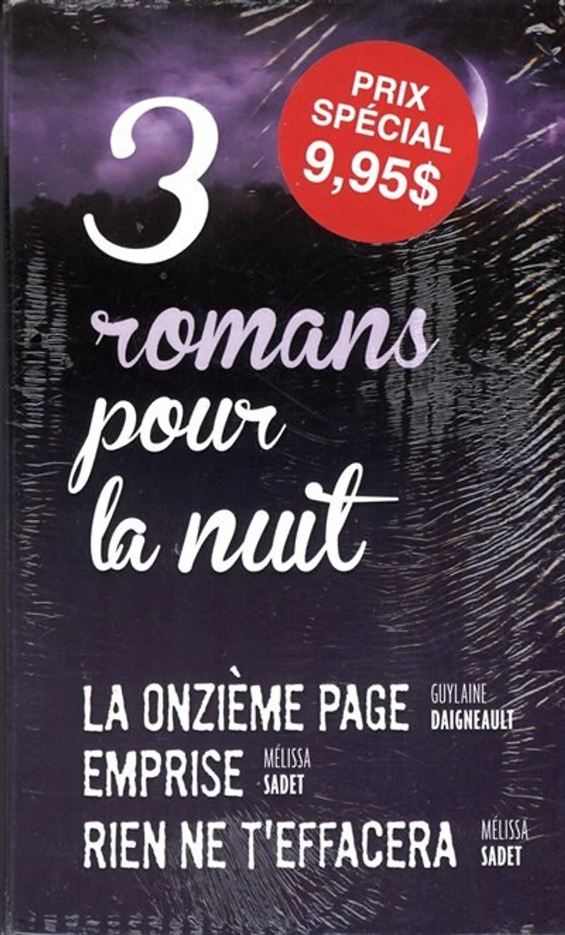Coffret 3 Romans pour la nuit