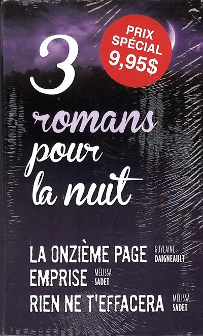 Coffret 3 Romans pour la nuit