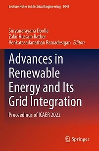 Advances in Renewable Energy and Its Grid Integration: Proceedings of ICAER 2022
