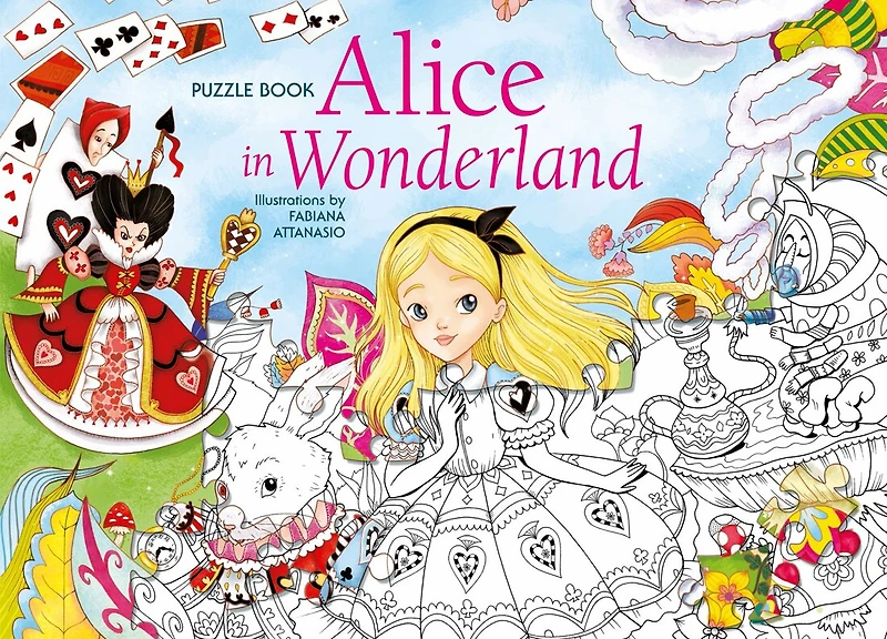 Alice in Wonderland Puzzle Book