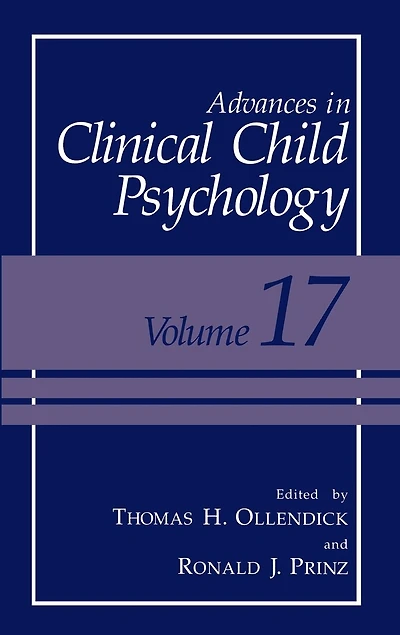 Advances Clinical Child Psychology