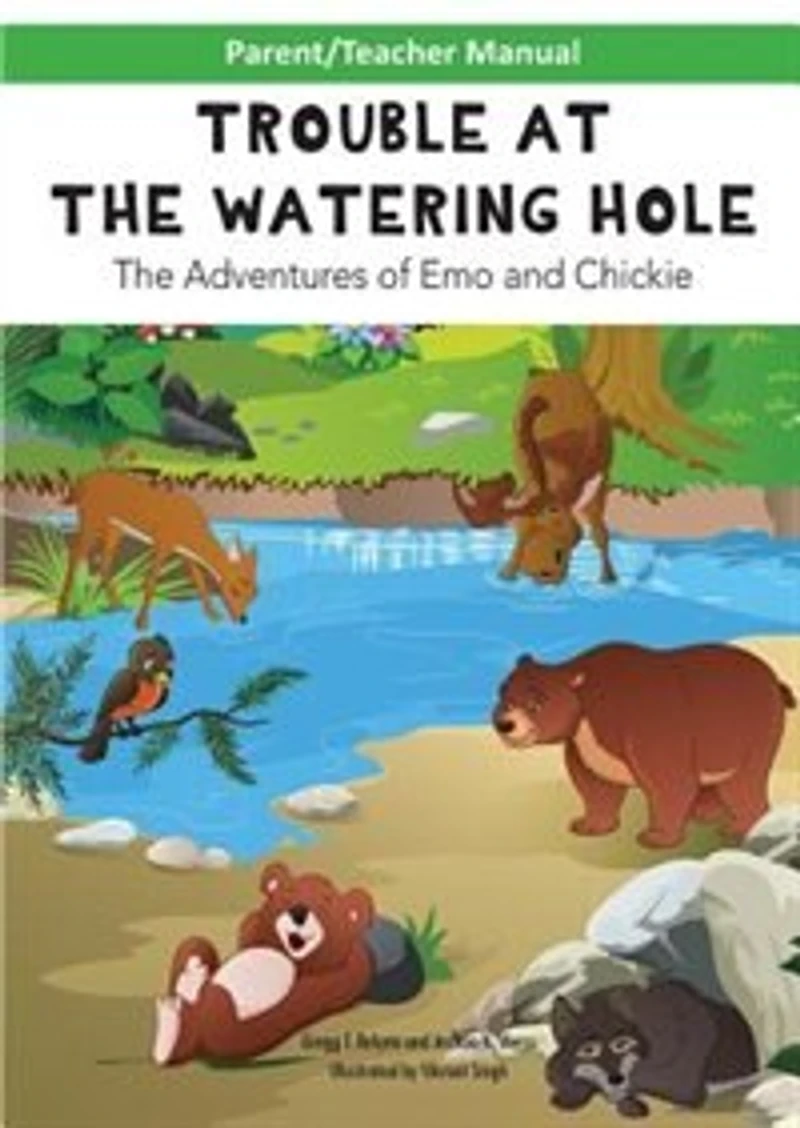 Parent/Teacher Manual for TROUBLE AT THE WATERING HOLE Children's Book
