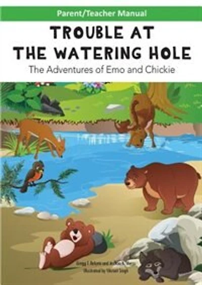 Parent/Teacher Manual for TROUBLE AT THE WATERING HOLE Children's Book