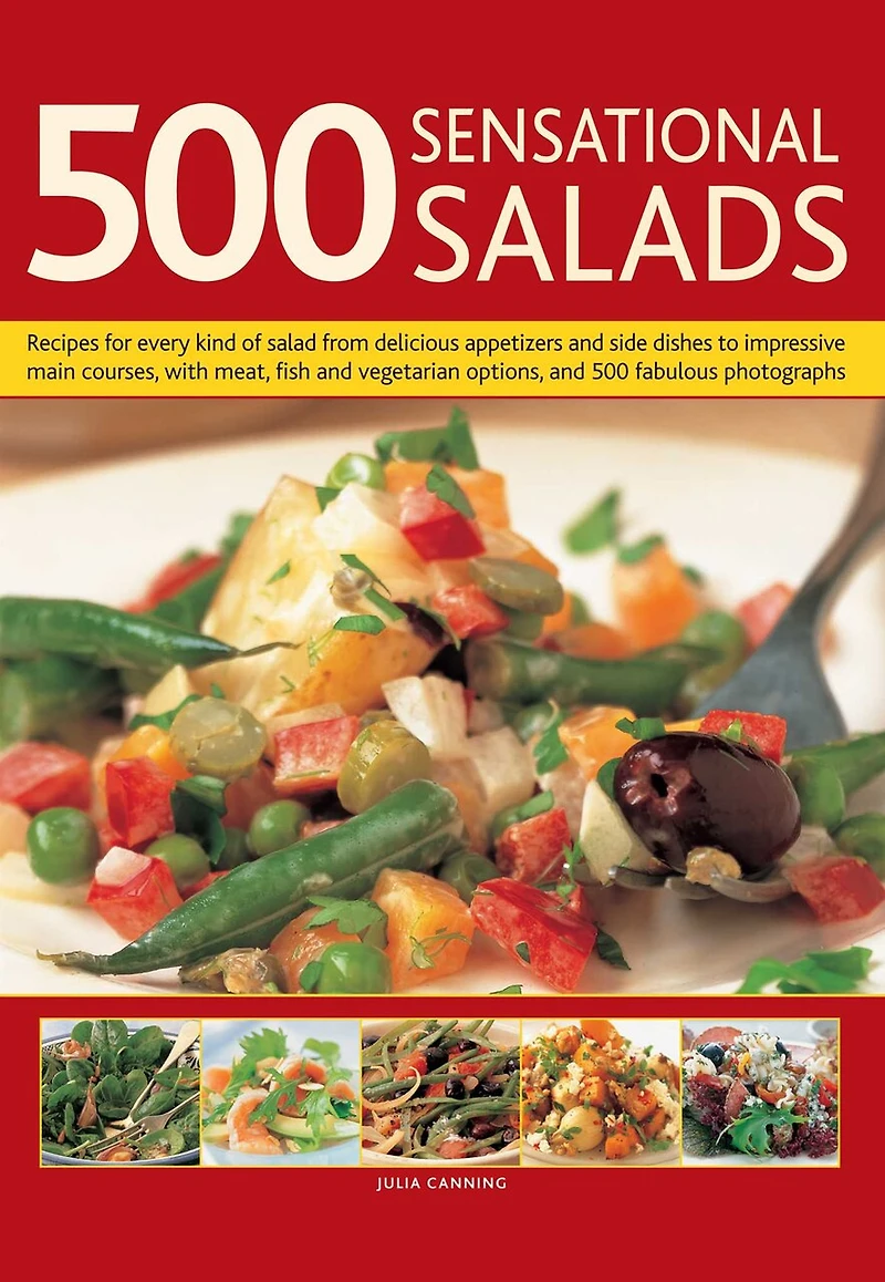 500 Sensational Salads: The Ultimate Collection of Recipes for Every Season, From Appetizers and Side Dishes to Impressive Main Course Salads, All Shown More Than Delicious Photographs