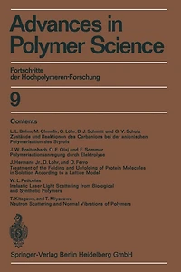 Advances Polymer Science: Fortschritte der Hochpolymeren-Forschung