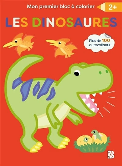 Mon premier bloc à colorier: Les dinosaures