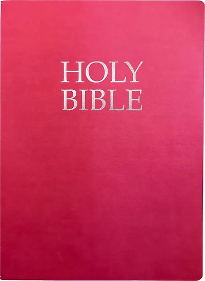 KJVER Holy Bible, Large Print, Berry Ultrasoft: (King James Version Easy Read, Red Letter, Pink)