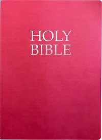 KJVER Holy Bible, Large Print, Berry Ultrasoft: (King James Version Easy Read, Red Letter, Pink)