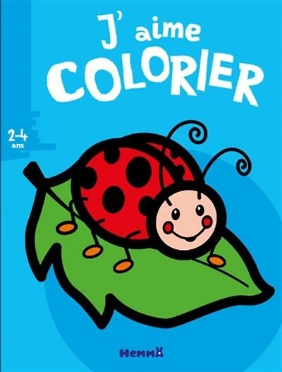 J'aime colorier 2-4 ans: coccinelle