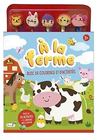 A la ferme: bloc de coloriages et d'activités