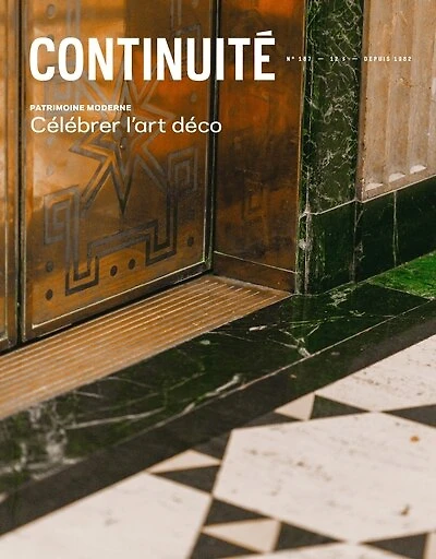 Continuité, no. 187, Patrimoine art déco