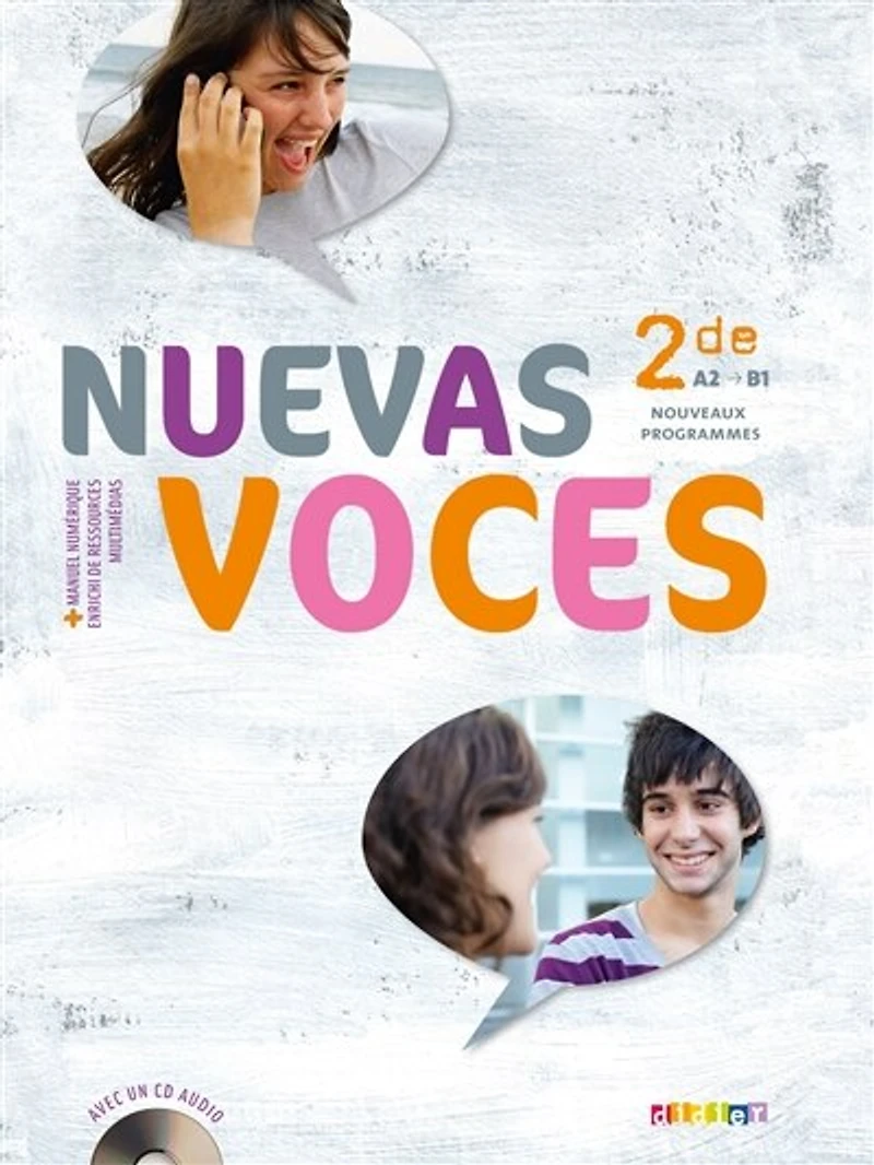 Nuevas voces 2de, A2-B1: nouveaux programmes