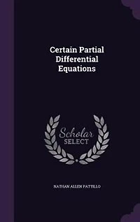 Certain Partial Differential Equations