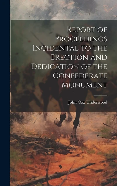 Report of Proceedings Incidental to the Erection and Dedication of the Confederate Monument