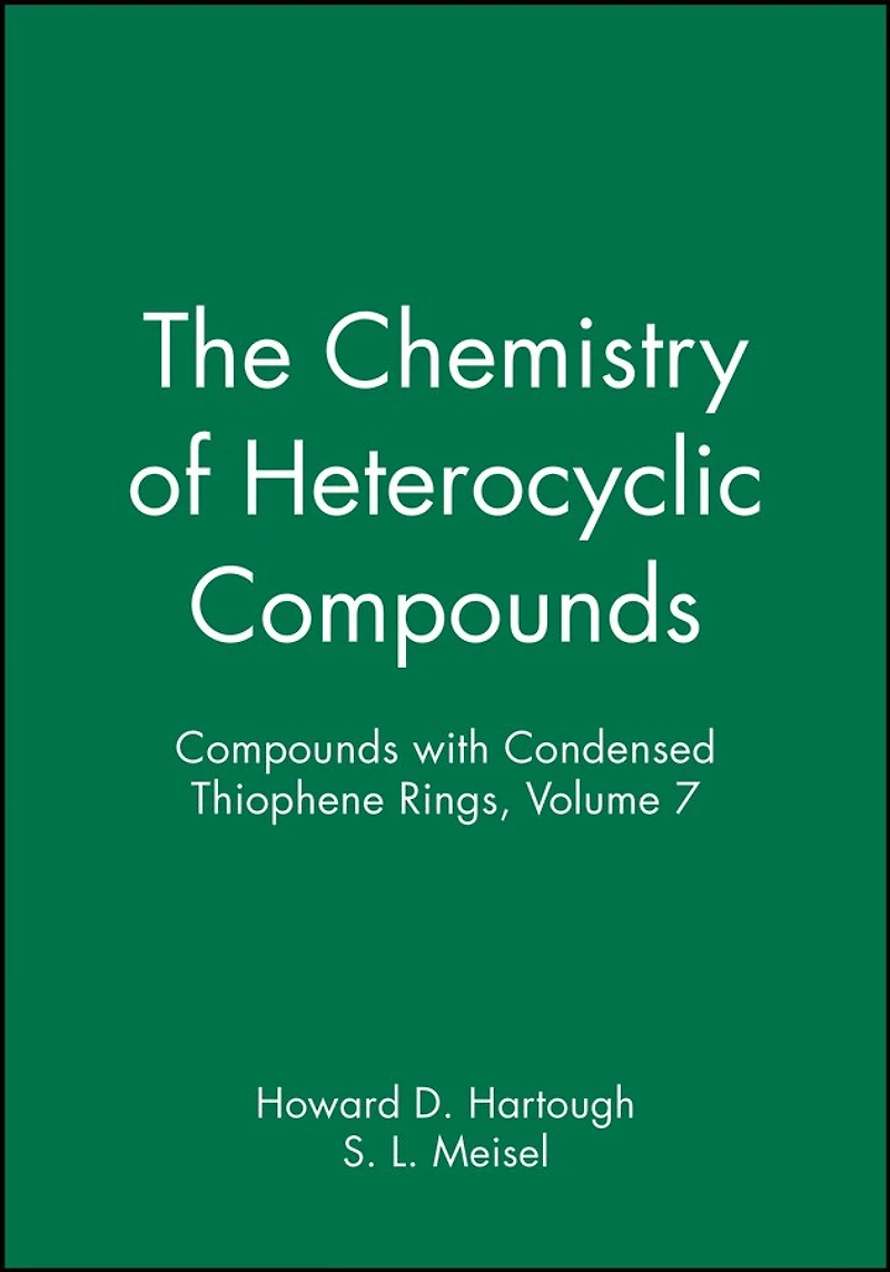 Compounds with Condensed Thiophene Rings, Volume 7