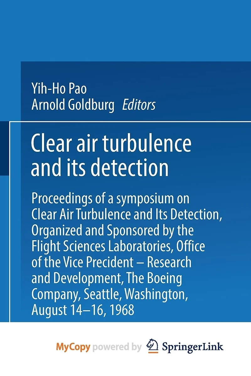 Clear Air Turbulence and Its Detection