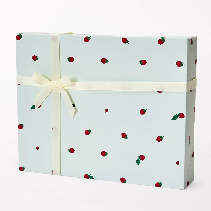Gift Box Flat 3 Pack, Berry