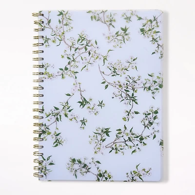 A4 Polypro Spiral Notebook, Blossoms